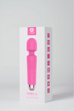 Myvelvettouch Portable Clitoral Stimulator Massager with packaging labeled Myvelvettouch on a light gray background