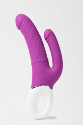 Realistic Dual Vibration Dildo – G-Spot & Prostate Vibrator with Simulated Design, 9 Vibration Modes, Magnetic USB Rechargeable