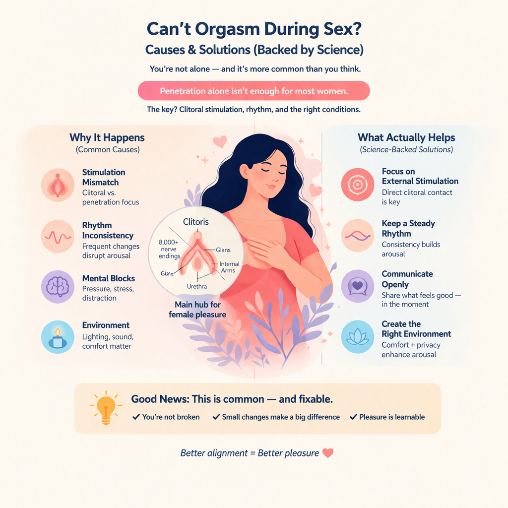 Can’t Orgasm During Sex?