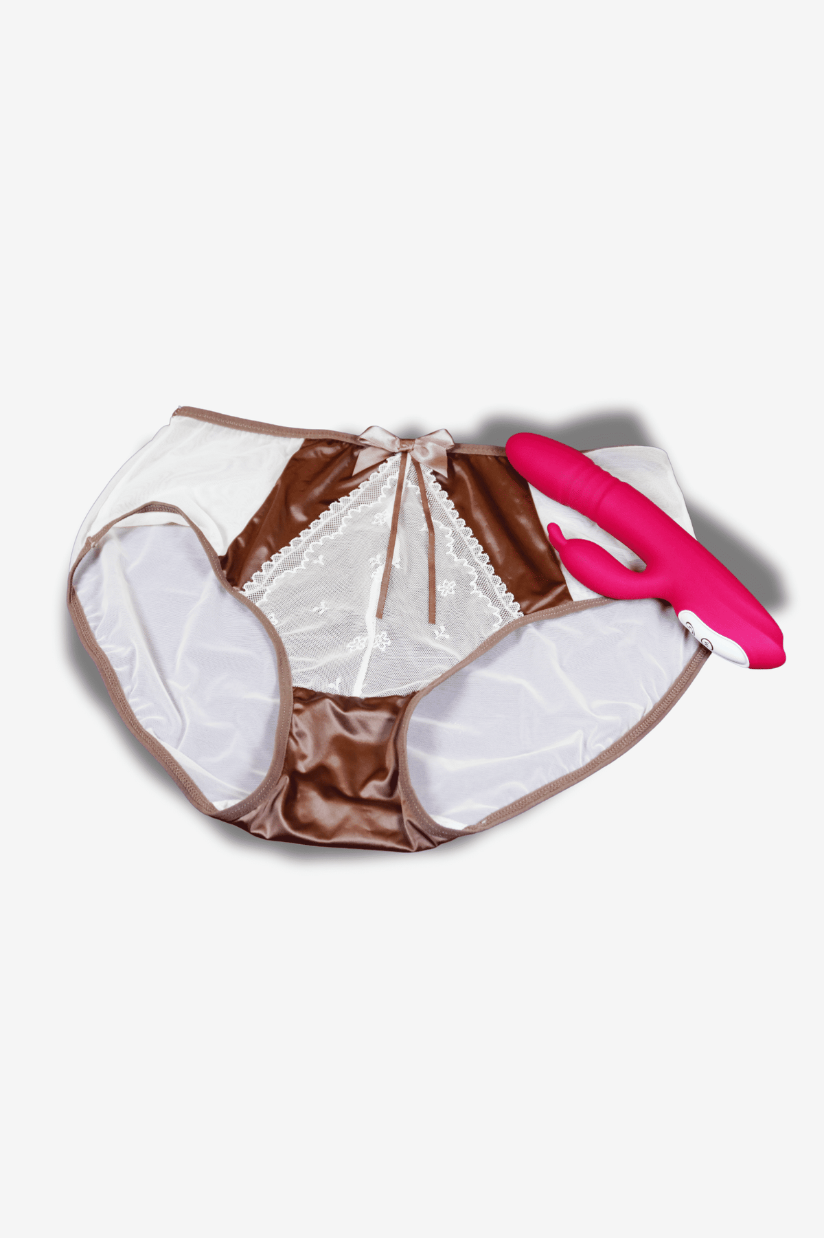 French Lace Panties Rose Gold (Toy Not Included)
