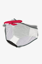 French lace panties green on a white background