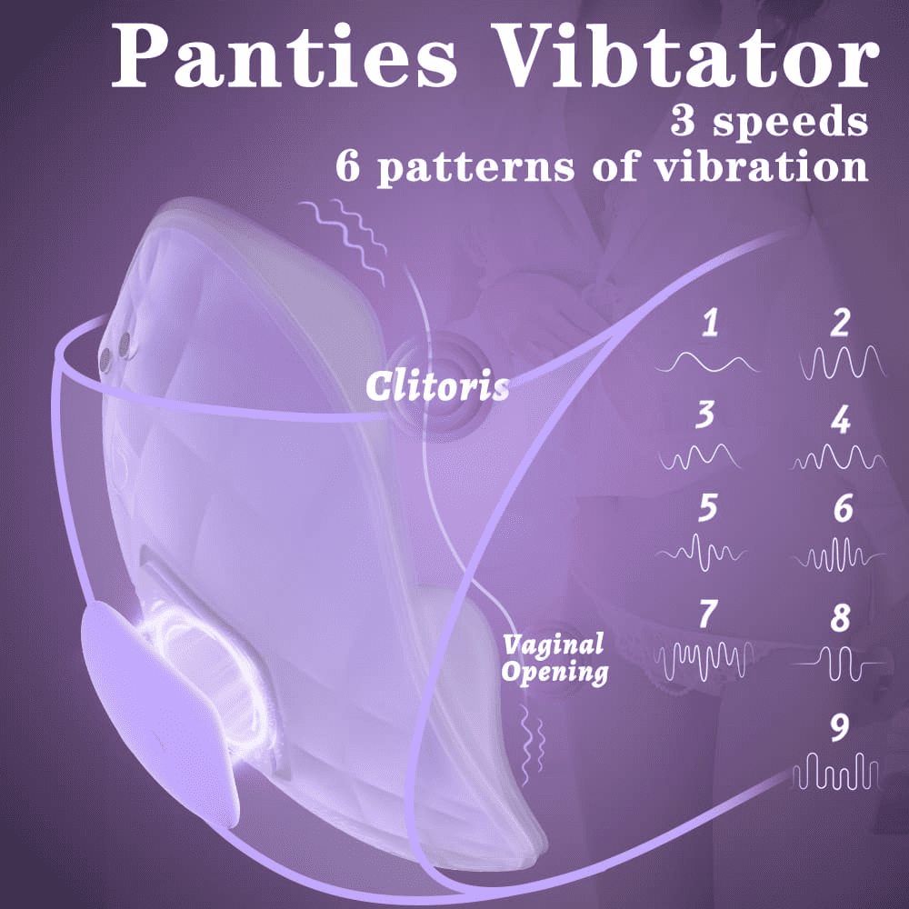 Magnetic Wearable Vibrator with 9 Vibration Modes