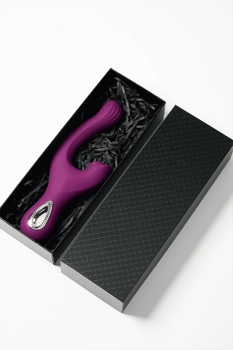 2-in-1 G-Spot & Clitoral Suction Vibrator – Dual Stimulation with Magnetic USB Rechargeable Remote