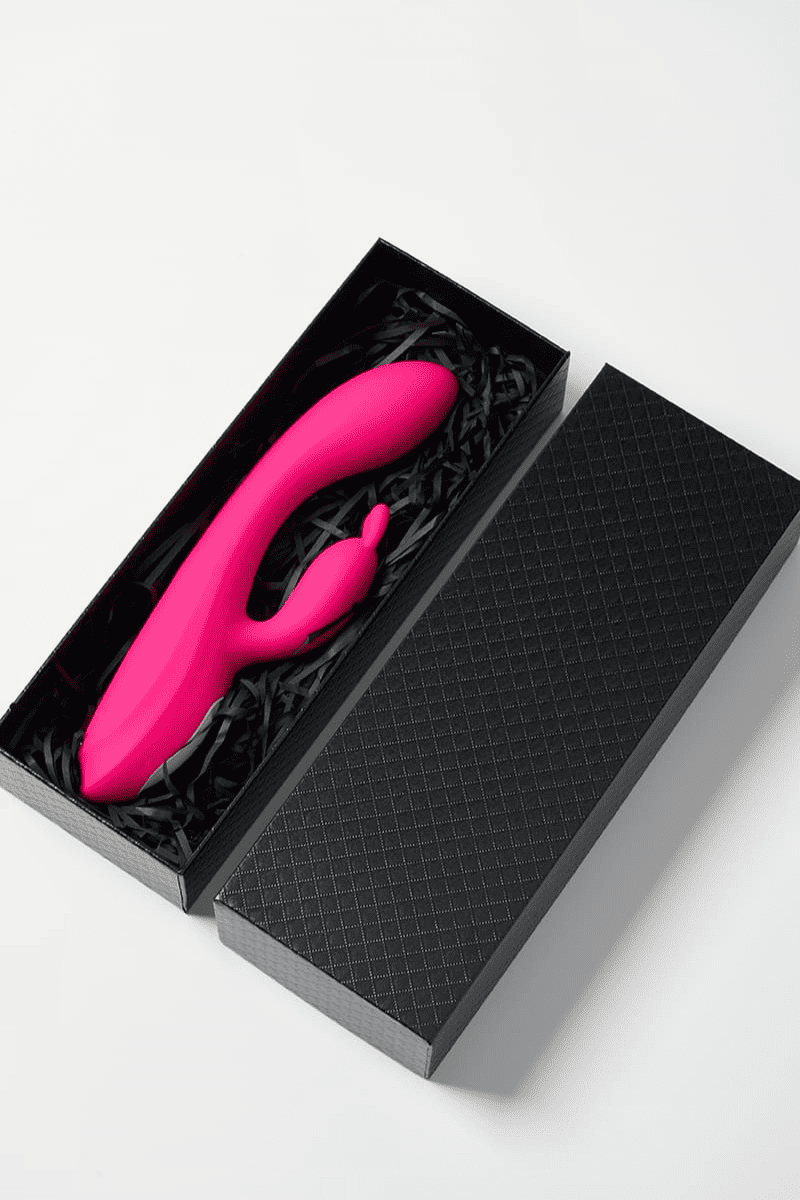 Rabbit Vibrator – Dual G-Spot & Clitoral Stimulation with Heating Function, Flexible Waterproof Design
