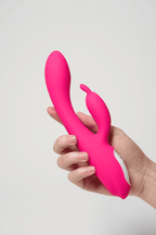 Rabbit Vibrator – Dual G-Spot & Clitoral Stimulation with Heating Function, Flexible Waterproof Design