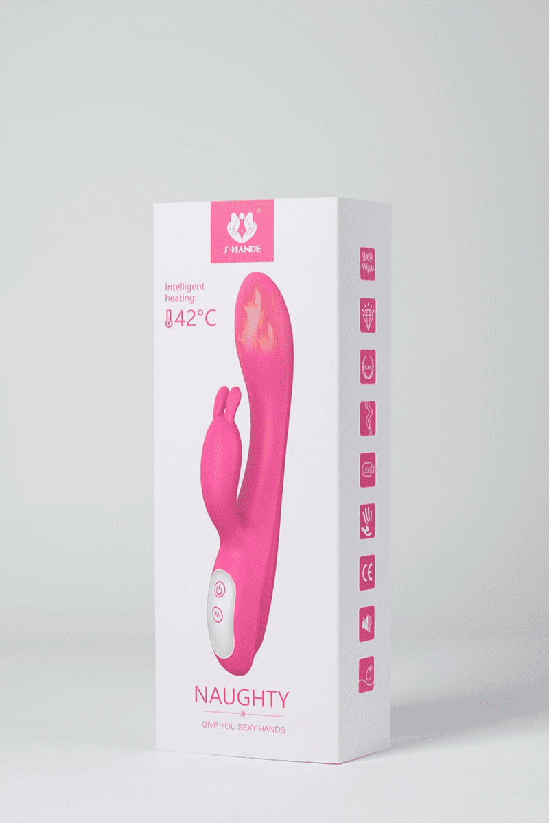 Rabbit Vibrator – Dual G-Spot & Clitoral Stimulation with Heating Function, Flexible Waterproof Design