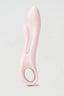Pink Myvelvettouch Multifunctional Clitoral Stimulator Dual Head Vibrator on a light gray background