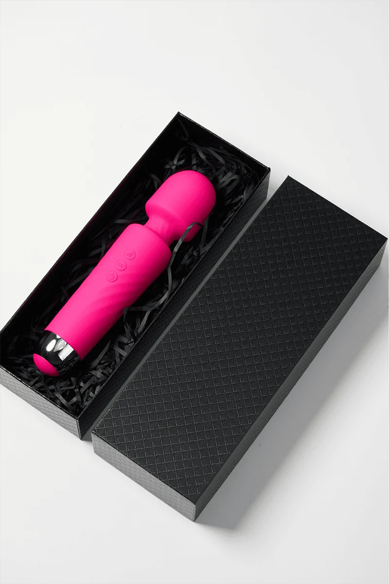 Myvelvettouch Portable Clitoral Stimulator Massager in a black box on a white background