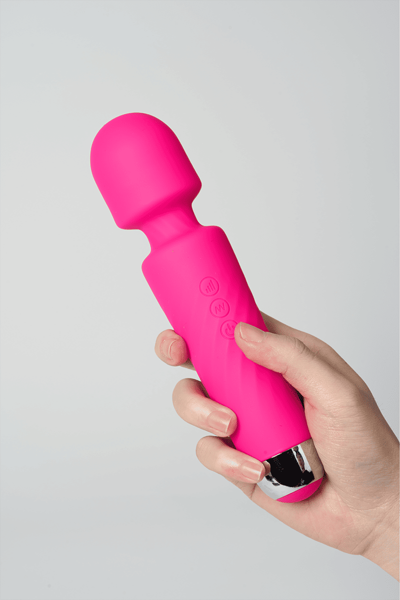 Mini Wand Vibrator – Portable Clitoral Stimulator, 4-Speed Rechargeable Massager | Waterproof & Travel-Friendly
