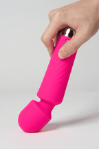 Mini Wand Vibrator – Portable Clitoral Stimulator, 4-Speed Rechargeable Massager | Waterproof & Travel-Friendly