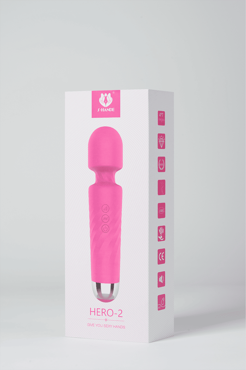 Mini Wand Vibrator – Portable Clitoral Stimulator, 4-Speed Rechargeable Massager | Waterproof & Travel-Friendly