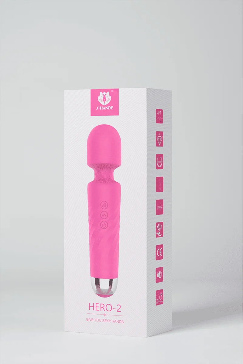Myvelvettouch Portable Clitoral Stimulator Massager with packaging labeled Myvelvettouch on a light gray background