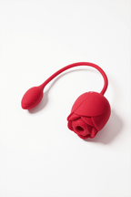 Myvelvettouch Rose 2-in-1 Clitoral Suction Stimulator with Egg Vibrator