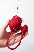 Myvelvettouch Rose 2-in-1 Clitoral Suction Stimulator with Egg Vibrator