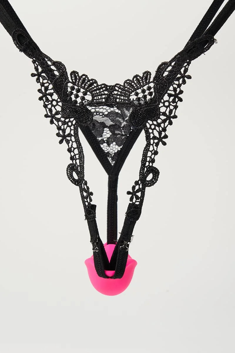 Myvelvettouch Sexy Underwear Wearable Clitoral Stimulation Vibrator on a white background Main image