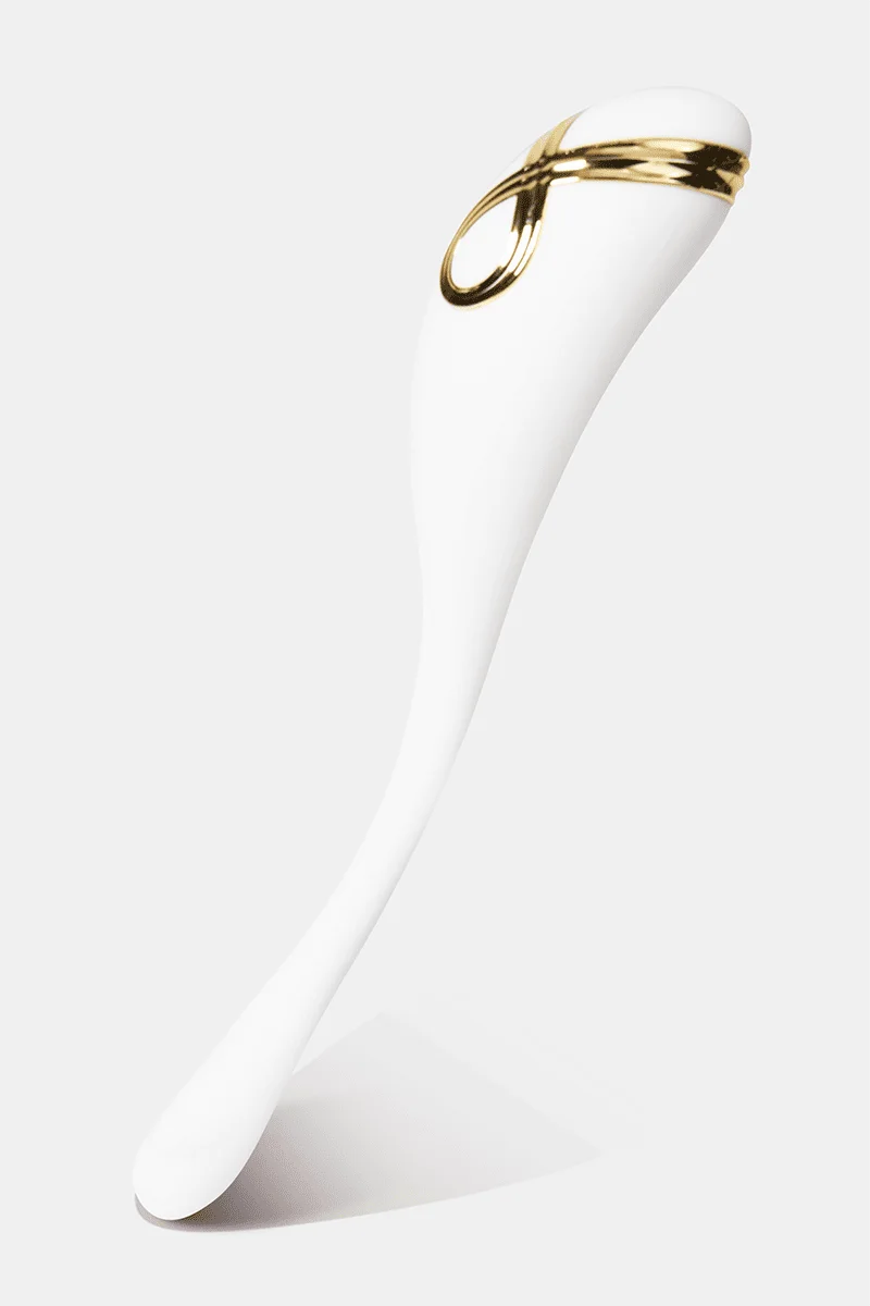 Myvelvettouch Swan Neck G-spot Stimulator Vibrator on a white background