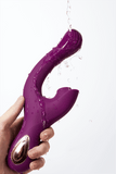 2-in-1 G-Spot & Clitoral Suction Vibrator – Dual Stimulation with Magnetic USB Rechargeable Remote