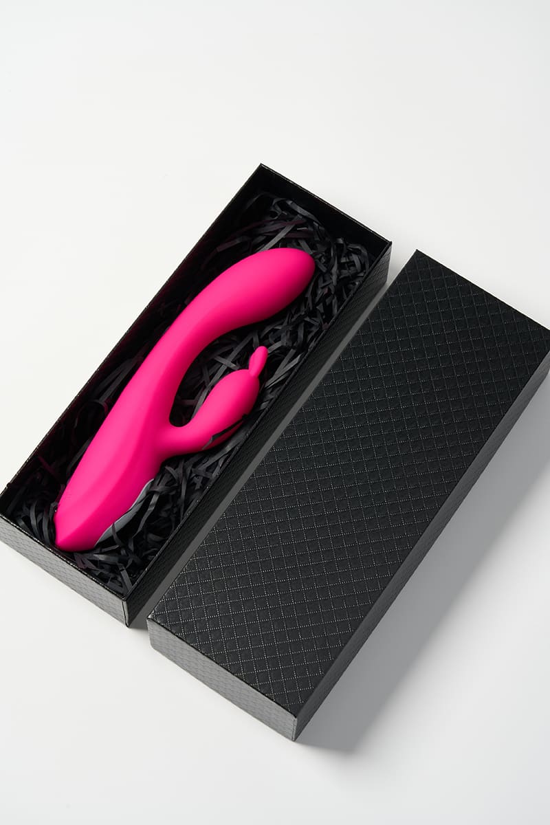Rabbit Vibrator – Dual G-Spot & Clitoral Stimulation with Heating Function, Flexible Waterproof Design