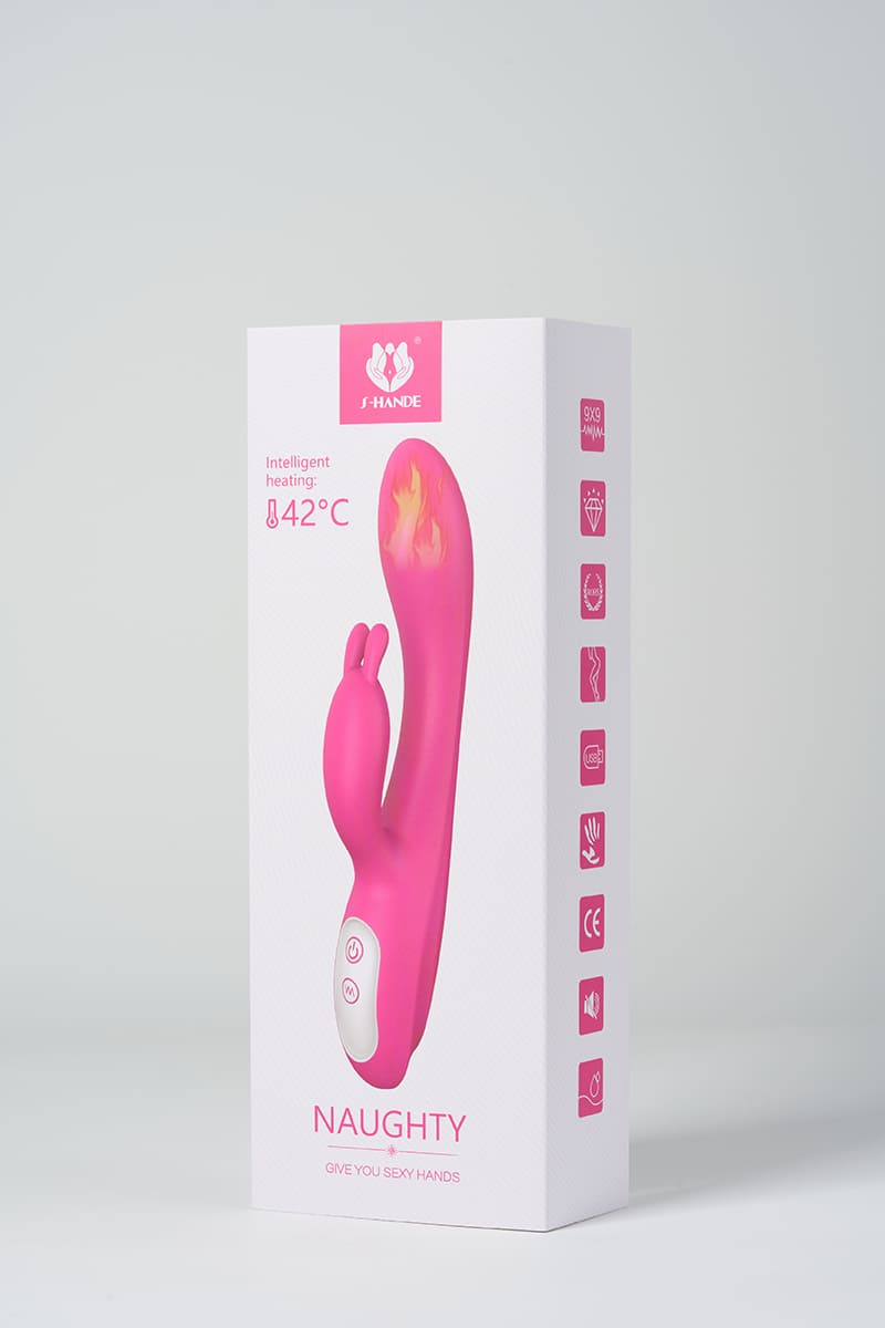 Rabbit Vibrator – Dual G-Spot & Clitoral Stimulation with Heating Function, Flexible Waterproof Design