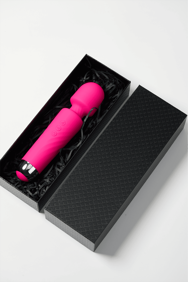 Mini Wand Vibrator – Portable Clitoral Stimulator, 4-Speed Rechargeable Massager | Waterproof & Travel-Friendly