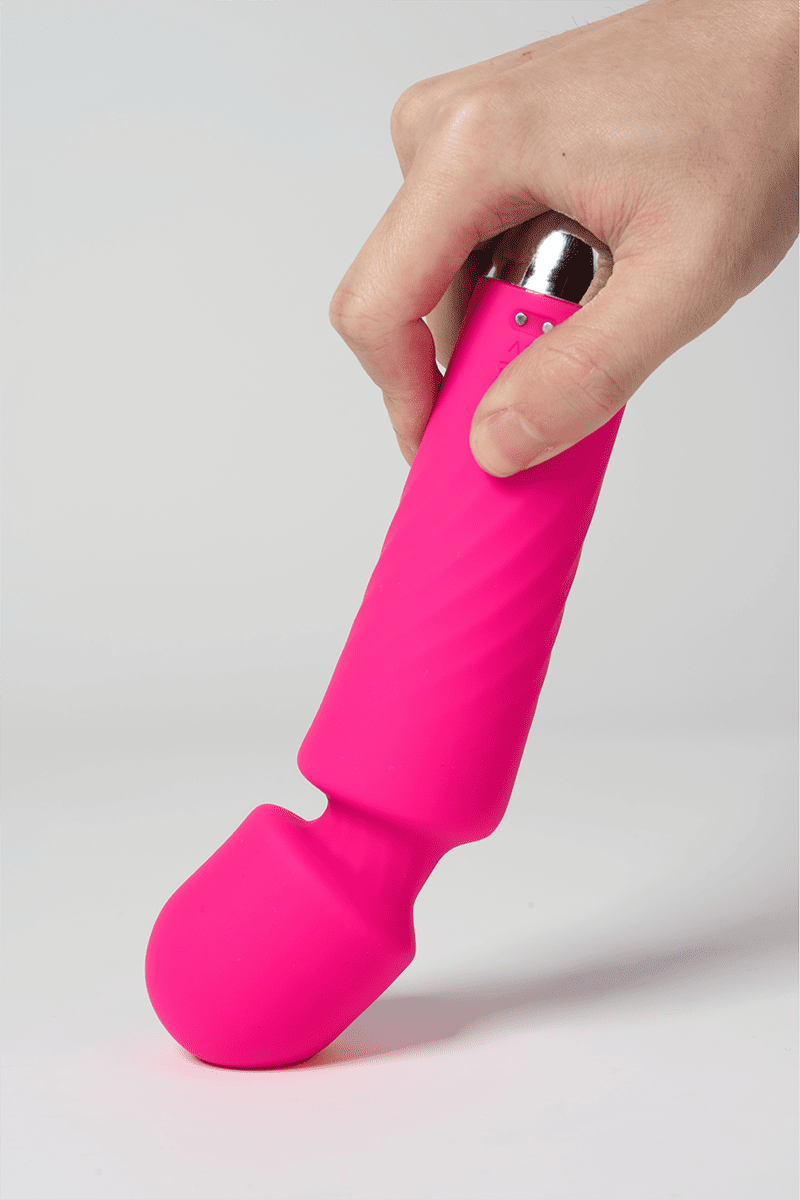 Mini Wand Vibrator – Portable Clitoral Stimulator, 4-Speed Rechargeable Massager | Waterproof & Travel-Friendly