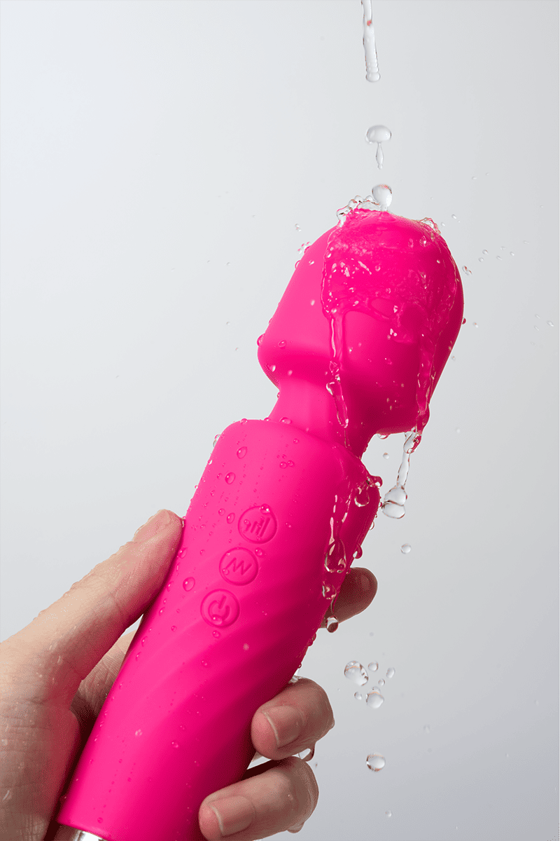 Mini Wand Vibrator – Portable Clitoral Stimulator, 4-Speed Rechargeable Massager | Waterproof & Travel-Friendly