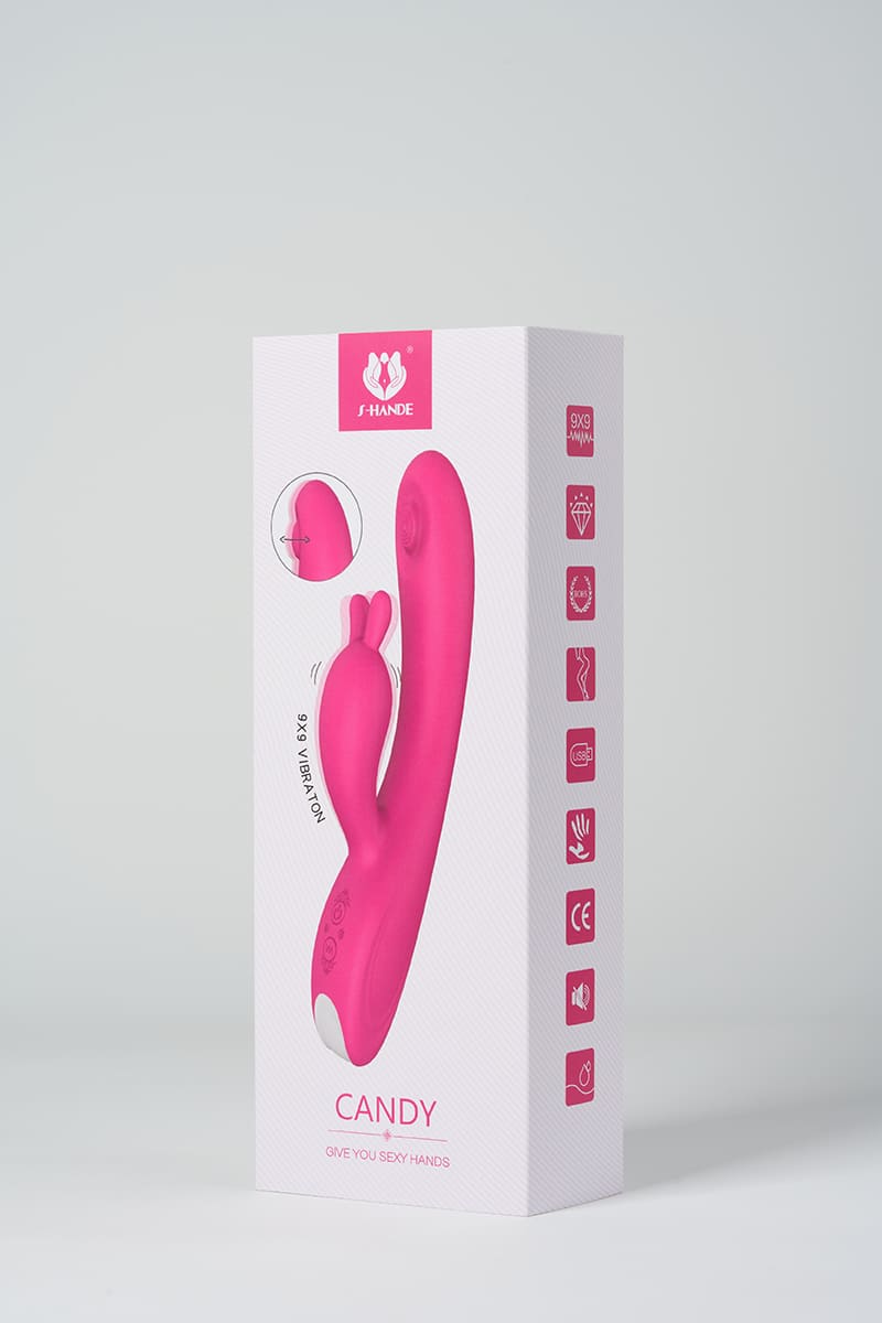 Premium Rabbit Vibrator – Dual Stimulation with G-Spot Tapping | Rechargeable & Waterproof