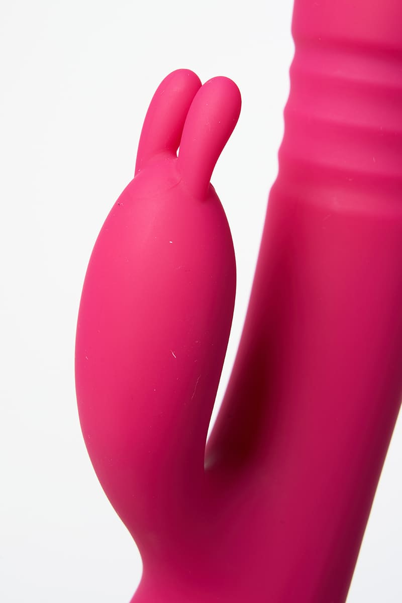 Rabbit Clitoral Stimulator & Thrusting Vibrator – Dual Stimulation with Thrusting Motion, Waterproof & Rechargeable
