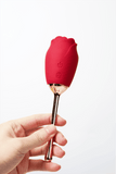 Rose Vibrator with Tongue Licking & Clitoral Stimulation – Magnetic USB Rechargeable, Waterproof, Flexible Design