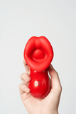 Sexy Red Lips Sucking Vibrator – Tongue Licking & Suction Massager