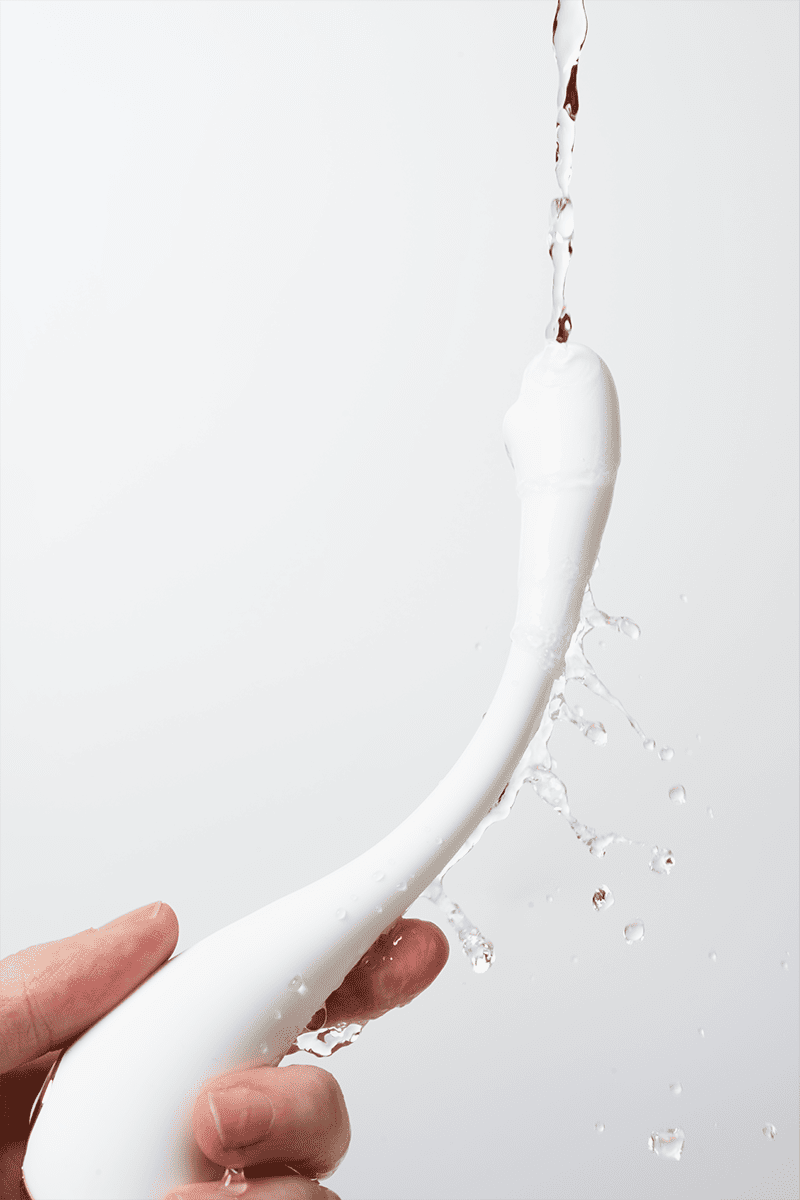 Swan Neck G-Spot Vibrator – Flexible Curved Design, Magnetic USB Rechargeable & Waterproof
