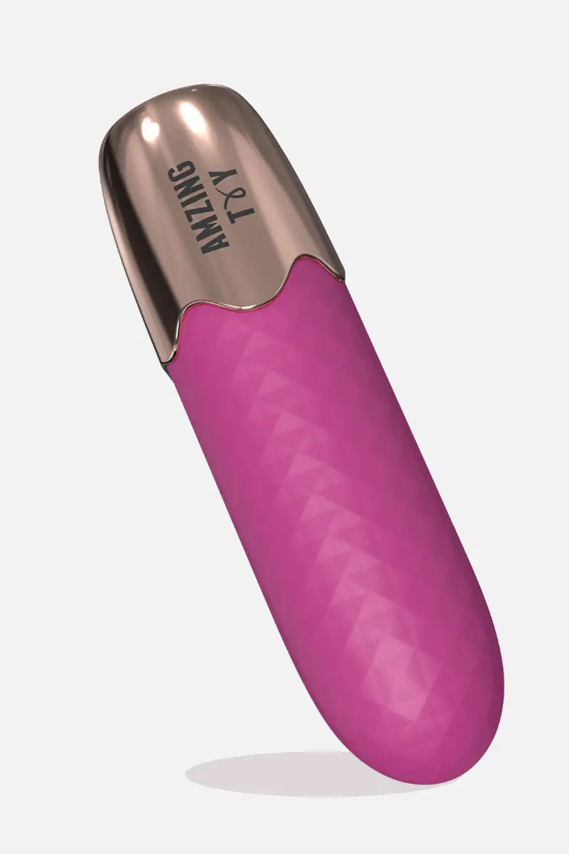 Myvelvettouch wine rose and golden bullet vibrator with 'Myvelvettouch' branding on a white background